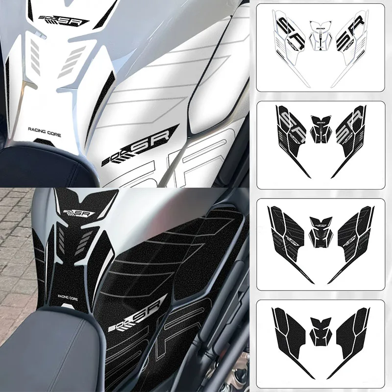 500SR 2026 Motorcycle Frosted Sticker Suitable for CFMOTO SR500 Model Anti Slip Decal Fuel Tank Cap Decoration Waterproof