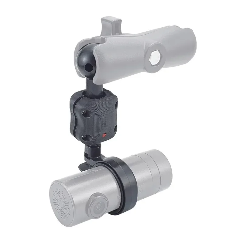 1 Inch Ball Bracket with Circle connector for Cylindrical recorder car DVR Holder For 70mai/DDPAI/360 Dash Camera Stand