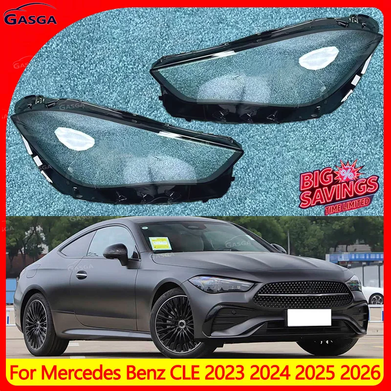 Headlight Protective Cover Transparent Headlight Covers For Mercedes Benz CLE 2023 2024 2025 2026 Automotive Headlight Lenses
