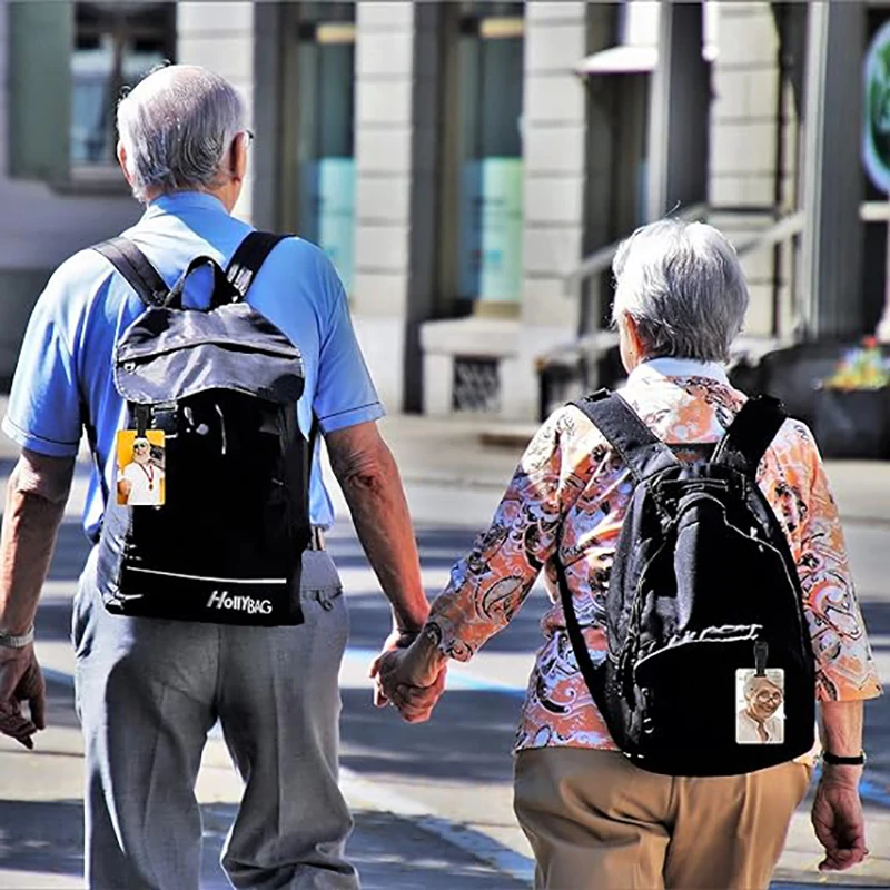 Double Sided Sublimation Blank Luggage Tag Name ID Card Travel Identify Label Bag Baggage Label Tag MDF Bag Key Chain With Strap