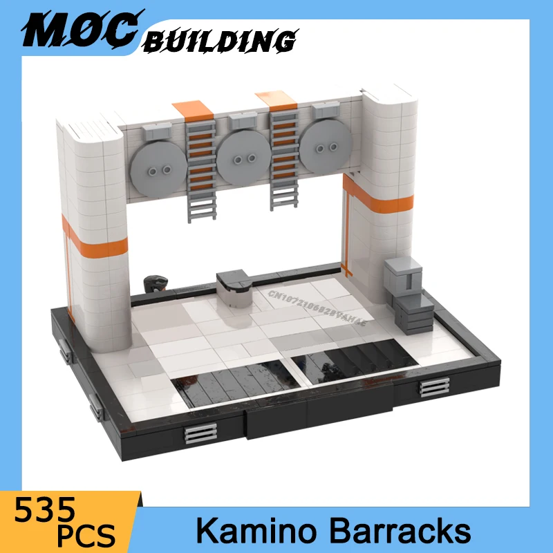 

MOC Space Wars Movie Series Scene Model Building Blocks Troopers Barracks Base DIY Assembly Bricks Toy Boy Creative Holiday Gift