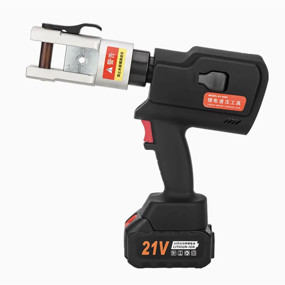 

Electric Hydraulic Pliers EV-300H Lithium Charging Crimping for Copper Aluminum Terminal Professional Lithium Electric Pliers