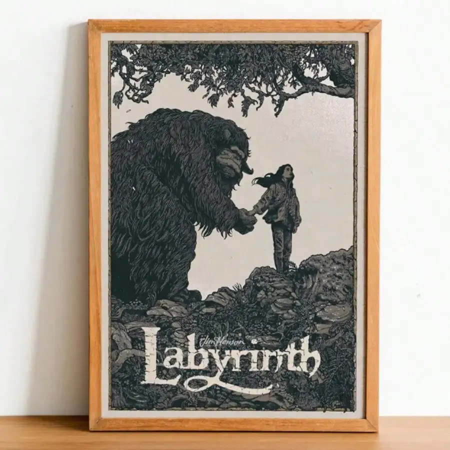 1 قطعة متاهة 1986 ملصق الفيلم ، ملصق الفيلم خمر الفن ، صور مطبوعة الفيلم الشعبي ، فن الحائط الزخرفية الحديثة بدون إطار #1