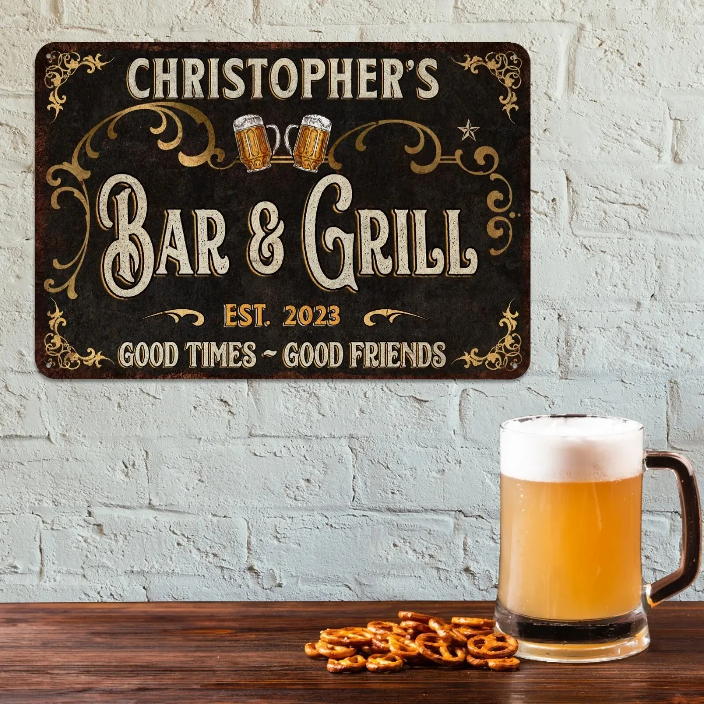 1 Pezzo di Insegna in Metallo  - Home Bar Signs recensione e prezzo
