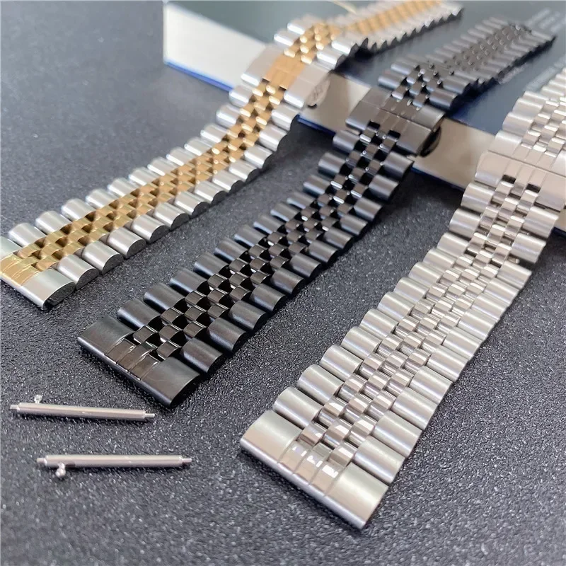 Bracelet For Amazfit T-Rex 3 Pro 48mm Stainless Steel Metal Strap For Amazfit Balance 2/GTR 4 3 2/Bip 6 5 3/Cheetah Round Band