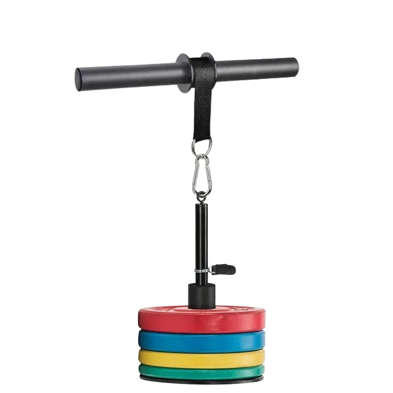 1 Set Loading Pin with Grip Forearm Roller for LAT Pulldown Cable Pulley System Attachment Fit,1'' Standard and 2’'Weight Plate