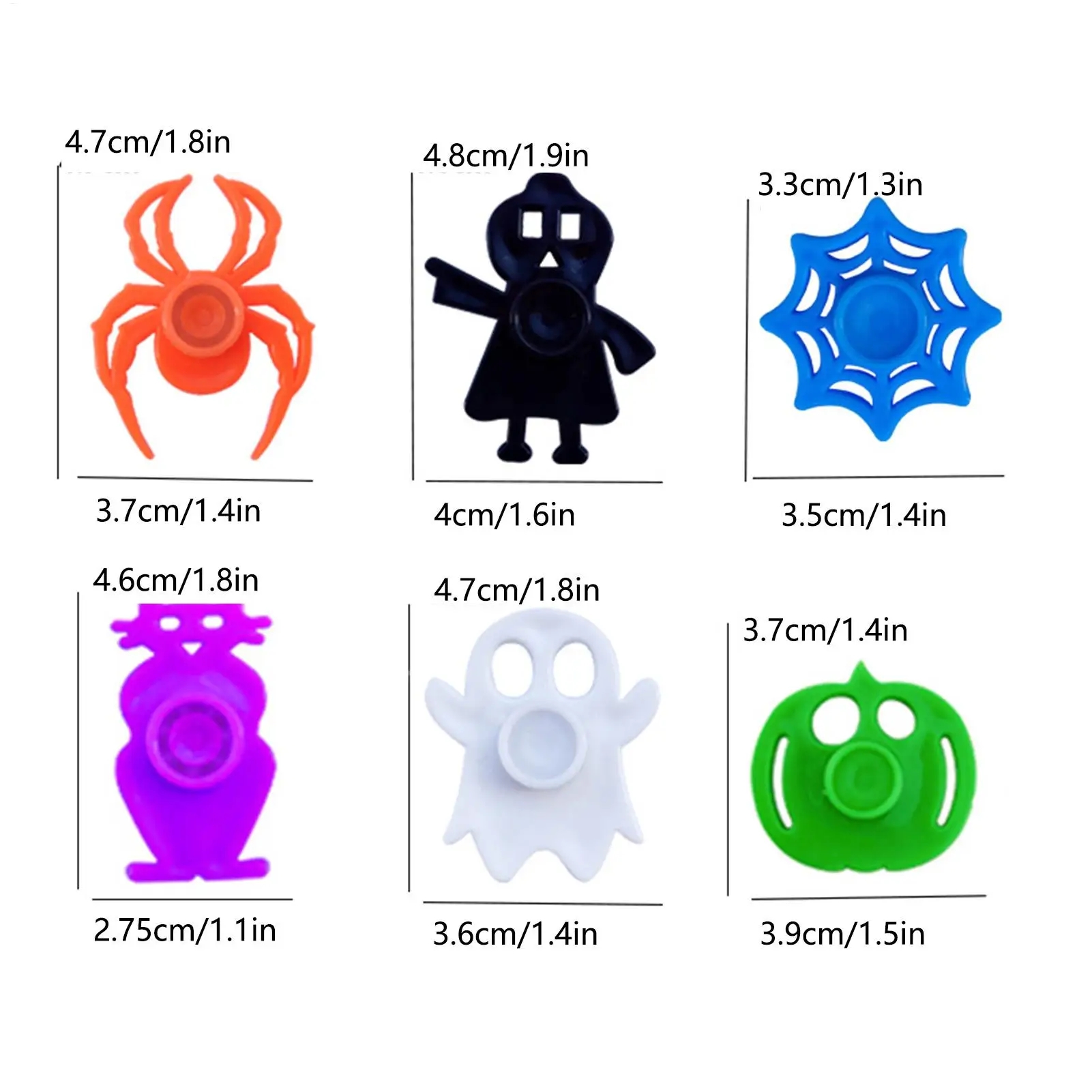 Willekeurige 1 st Halloween Gyro Zintuiglijke Speelgoed Ghost Pompoen Spider Gyroscoop Zintuiglijke Hand Spinner Speelgoed Feestartikelen Goodie Bag Stuffers