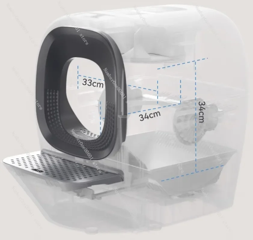 

Automatic cat litter box, automatic cat litter addition, smart cat toilet induction fully enclosed deodorization