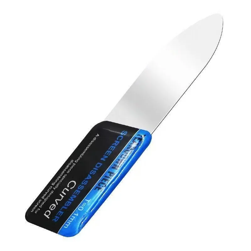 1-5Pcs Ultra Thin Flexible Steel Metal Spudger Pry Card Mobile Phone LCD Screen Opening Tool Curved Disassemble Tool