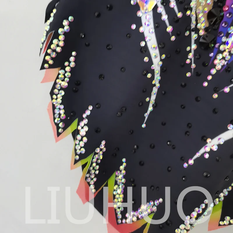 LIUHUO Rhythmic Gymnastics Leotard Competitive Cheerleading Performance For Children