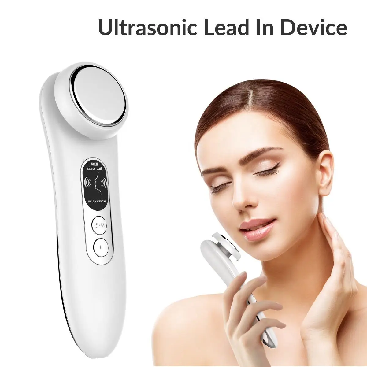 Beleza e pele Lifting Massager, Deep Cleaning Instrument, Face e pele Lifting