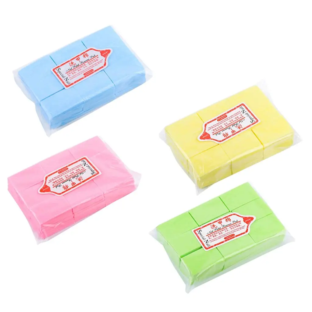 600X Disposable Nail Polish Remover Pad Manicure Nail Wipe Cotton Pad