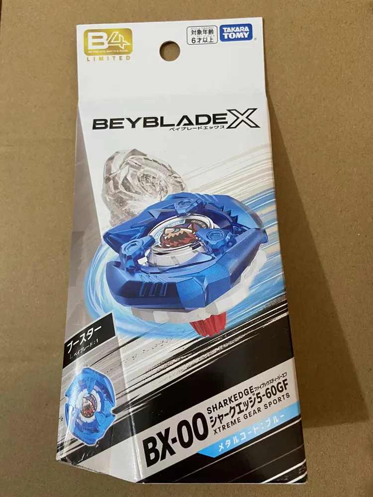 

Original Takara Tomy Beyblade X BX-00 Shark Edge 5-60GF B4 LIMITED