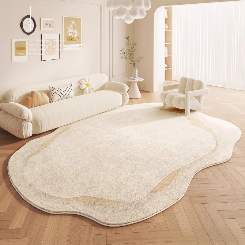 

Carpet living room 2025 new leave-in wipeable sofa floor mat household irregular special-shaped waterproof and anti-fouling