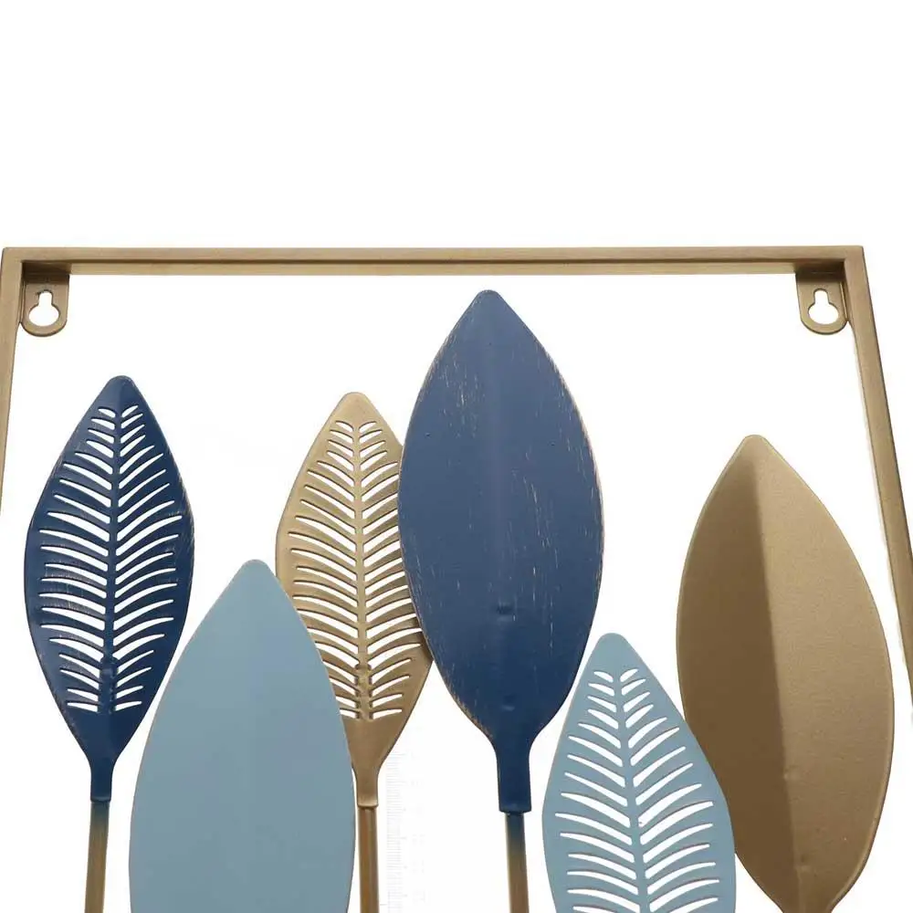 Living Room Easy to Use Handicraft Wall Hanging Decor Iron Arts Crafts Desktop Ornaments Leaves Sculpture Ginkgo Leaf Ornaments