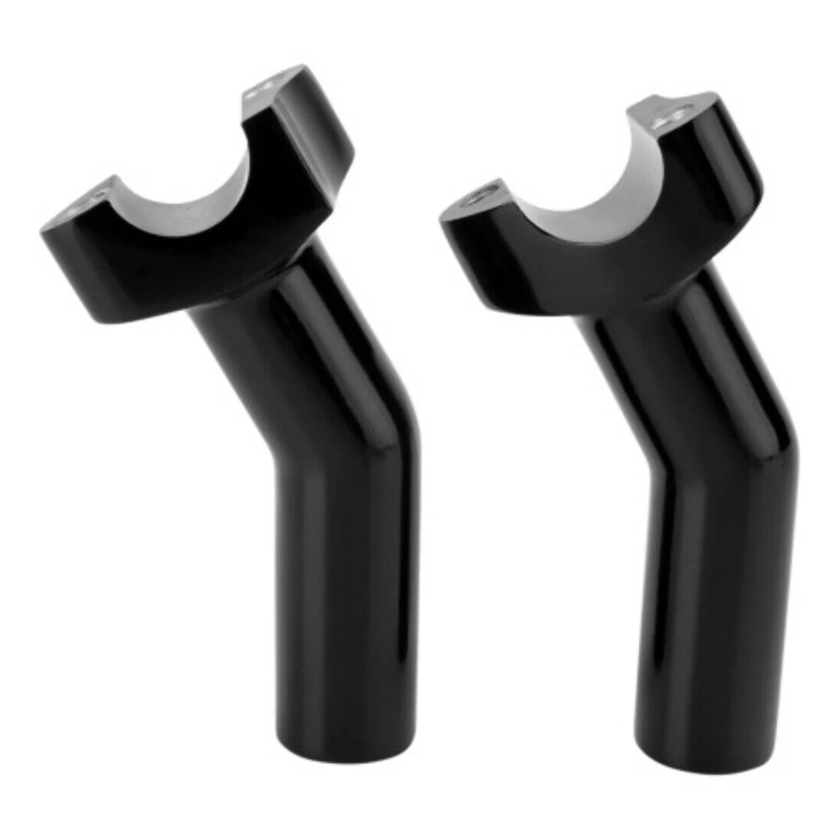 BB Black 3.5Inch Tall Pullback Handlebar Risers for Softail Dyna Touring Pullback Aluminum Straight