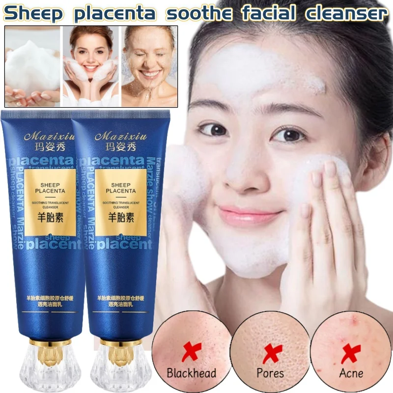 Cell Collagen Facial Cleanser Effectively Controls Oil and Cleanses Blackheads Shrinks Pores and Brightens Facial Cleanser