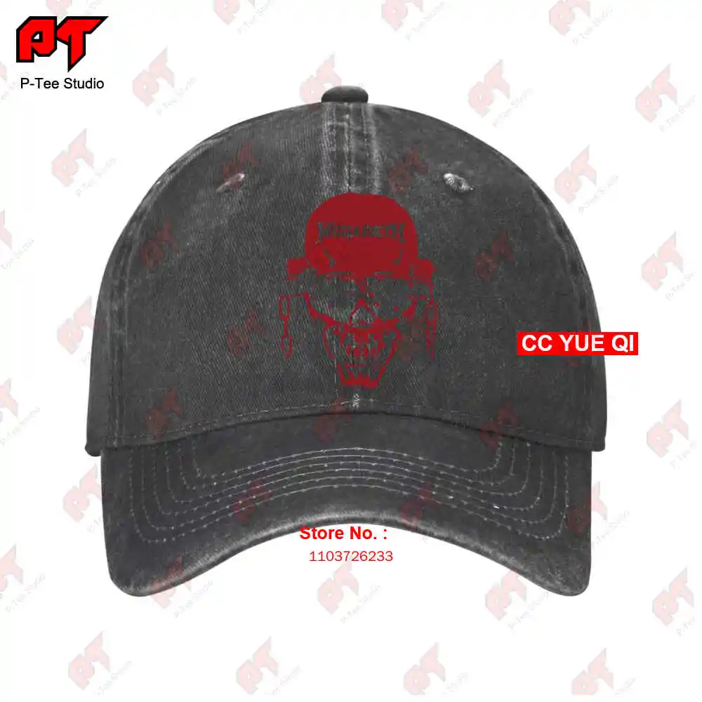 Megadeth 'Vic Hi Contrast' Baseball Caps Truck Cap VUEX