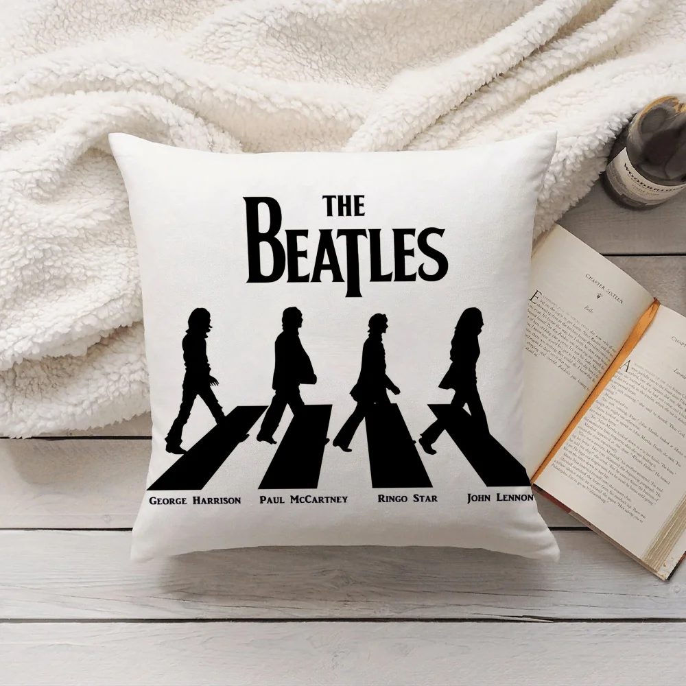 

Band The B-Beatles Pillow Case Home Decoration Cushion Cover Suitable For Bedroom Car Office Sofa