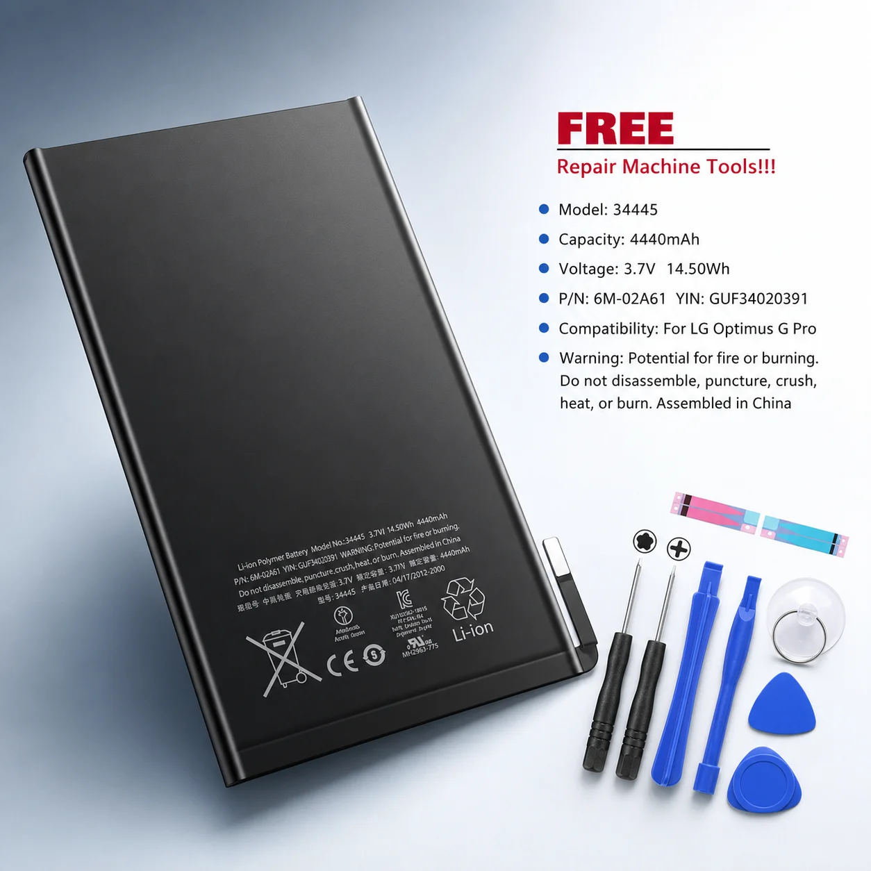 Replacement Tablet Battery 4440mAh-6471mAh For iPad Mini 1 2 3 4 5 6 A1432 A1454 A1489 A1538 A2133 A2569