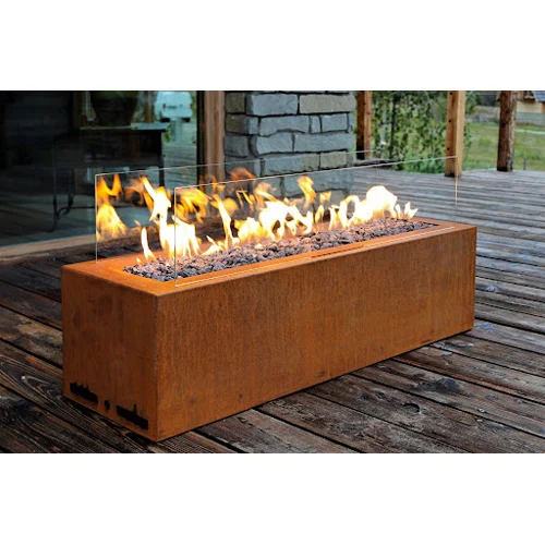 Fire Pits Fire Glass And Lava Rock Blend For Indoor And Outdoor Fire Pits Or Fireplaces