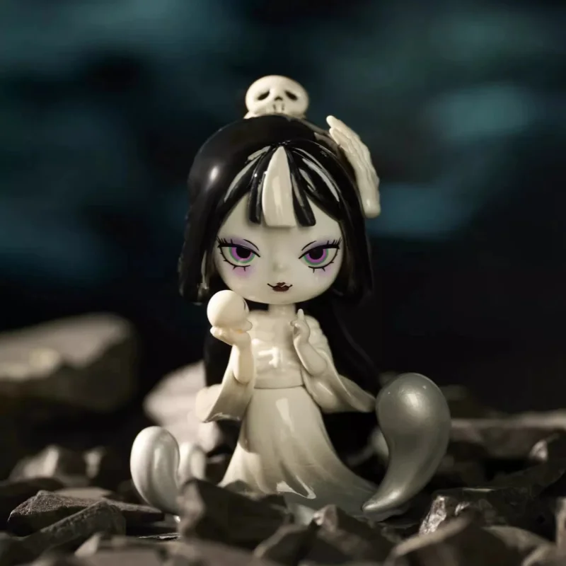 

Demon Realm Flower Blind Box Handmade Fox Demon Daji Bai Niangzi Meng Po Doll Desktop Ornament Surprise Gift Trendy Collectible