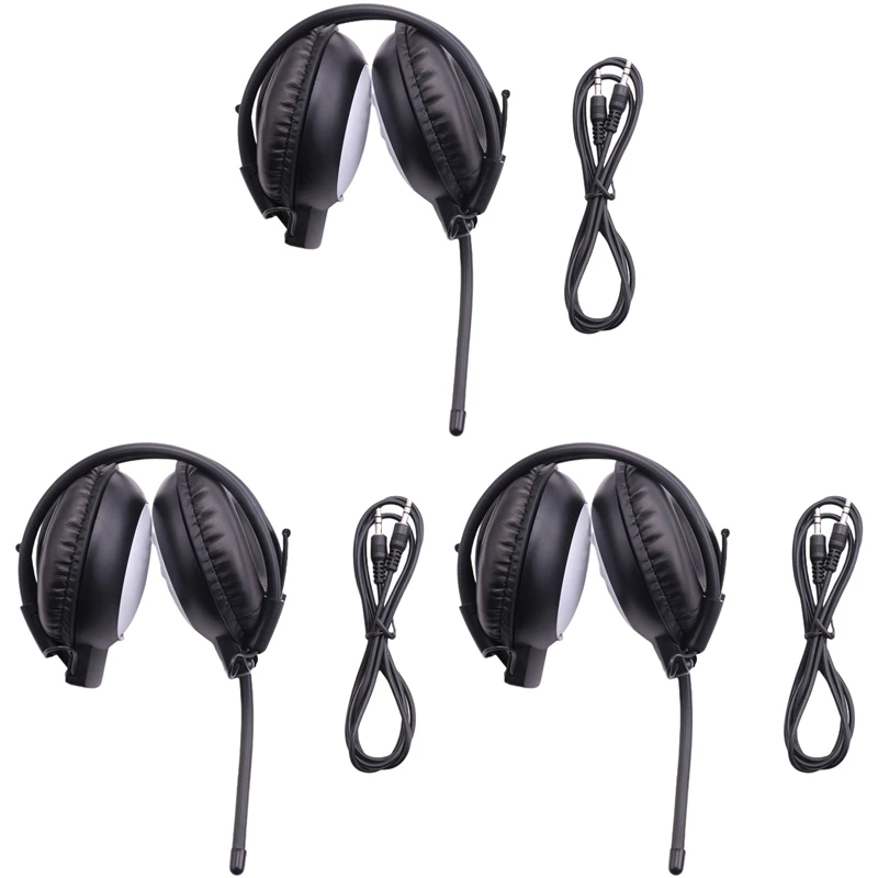 

3X Portable Personal FM Radio Headphones , Wireless Headset With Radio Built In For Walking, Jogging, Daily Work