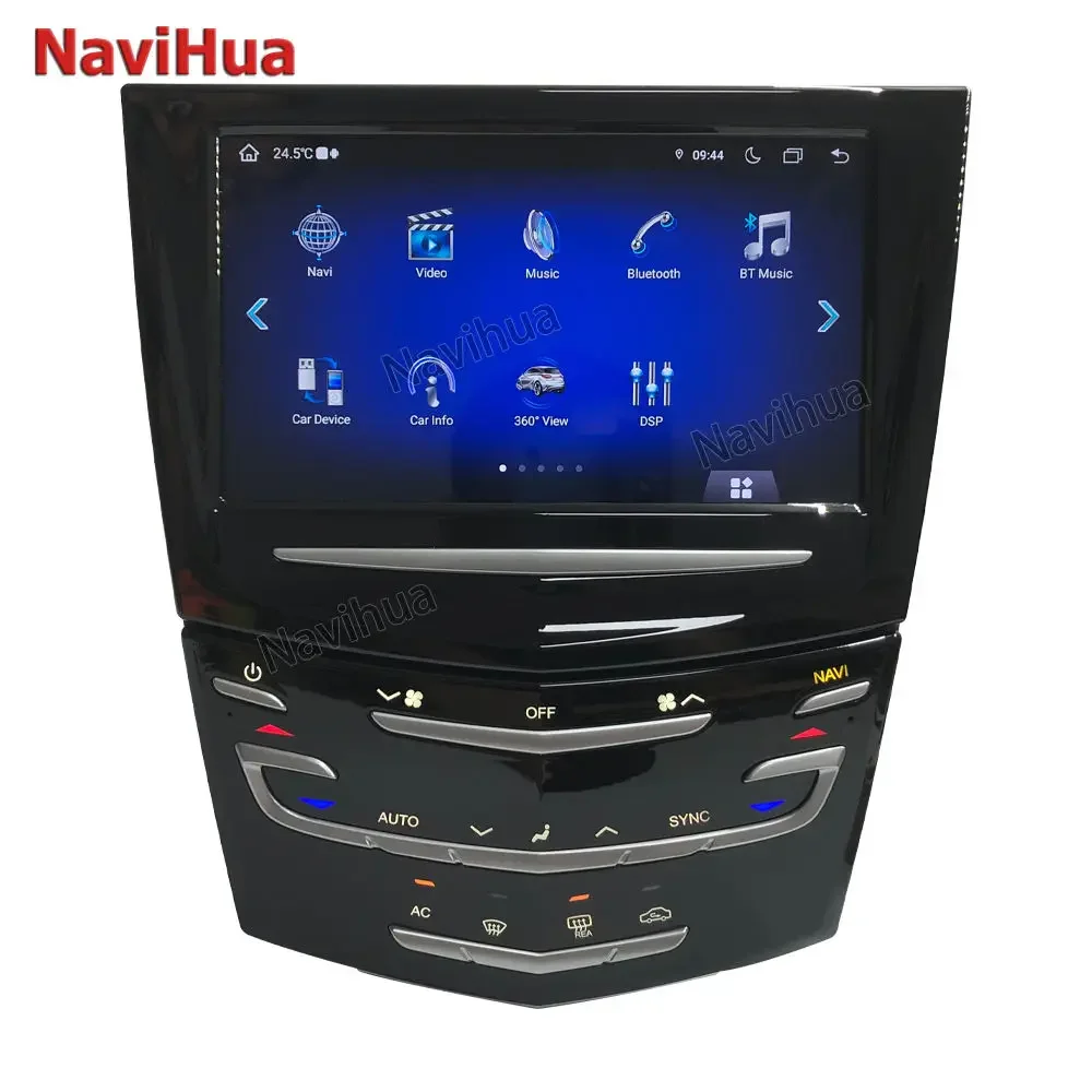 Navihua 8'' OEM Style Android Car Radio GPS Navigation with Flip Storage Box for For Cadillac ATS ATSL CTS SRX XTS 13-18 Style