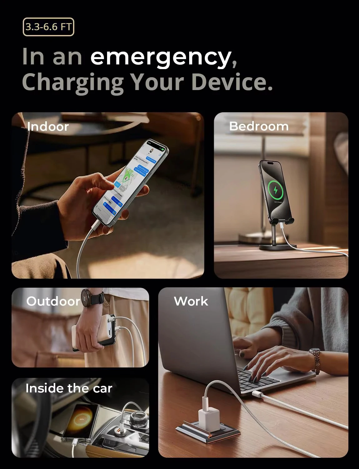 10 Stück PD 60W USB-C-auf-USB-C-Schnellladekabel für iPhone 16, 15 Pro Max Plus und iPad, Datenübertragungskabel. – Detail 5