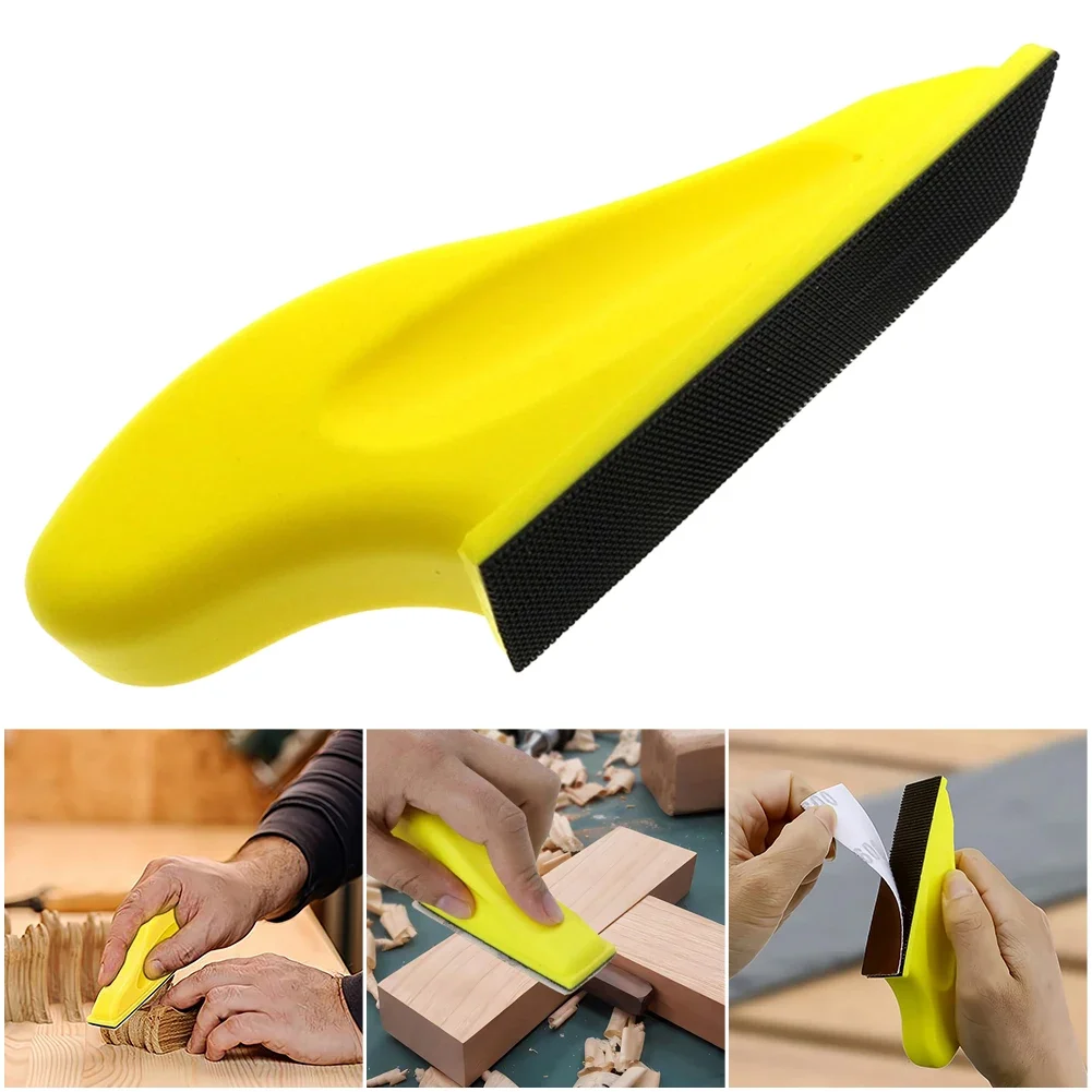 Hand Millstone Detailing Handles Sanding Tool Hand Sanding Block Pad Grinding Sponge Abrasive Tool for DIY Crafts Wood Finishing