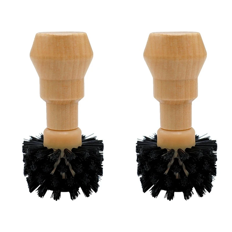 

Coffee Handle Cleaning Brush, Coffee Powder Cleaning Brush, Bar Coffee Powder Cleaning Brush, Tool With Wooden Handle