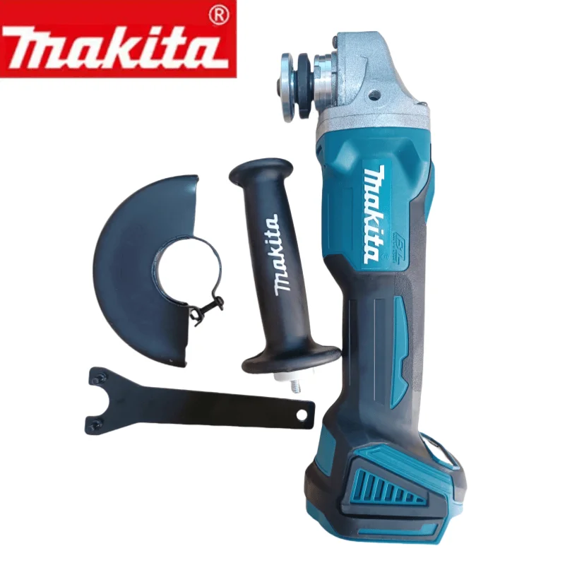 Makita 18V 125mm DGA404 Brushless Lithium Electric Angle Grinder Rechargeable Cutting Machine High Power Polishing Machine