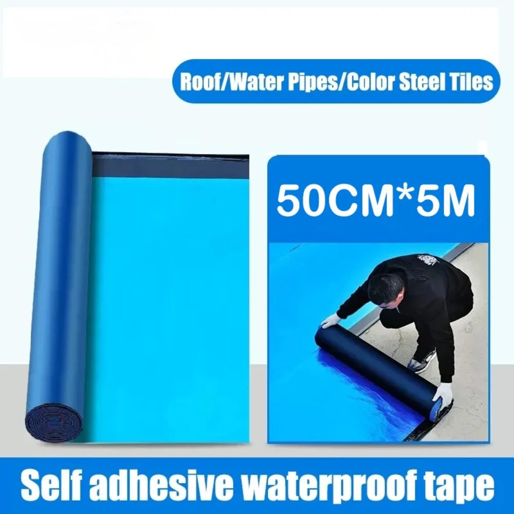 

New Upgrade Waterproof Tape Thicken Blue Butyl Tape Wall Crack Repair