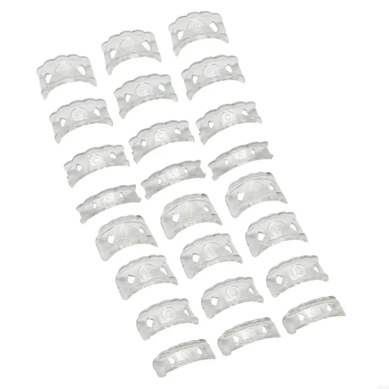 Q6RB 24pcs Silicone Ring Sizer Pad for Seasonal Finger Swelling Ring Reducer Tool