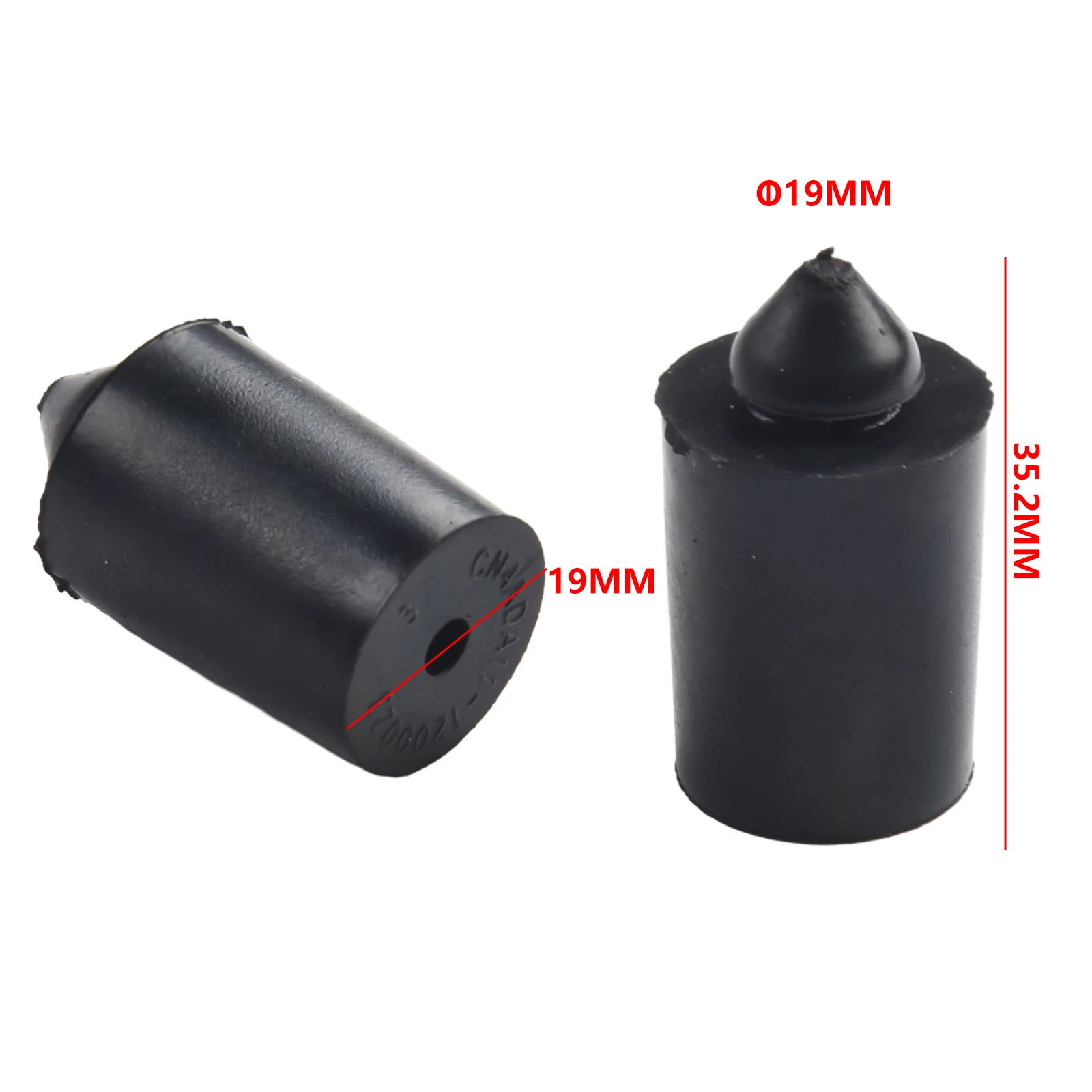 

Brand New High Quality Clips Black Rubber Buffer Compartment For Nissan High Reliability Hood Bumper Practical