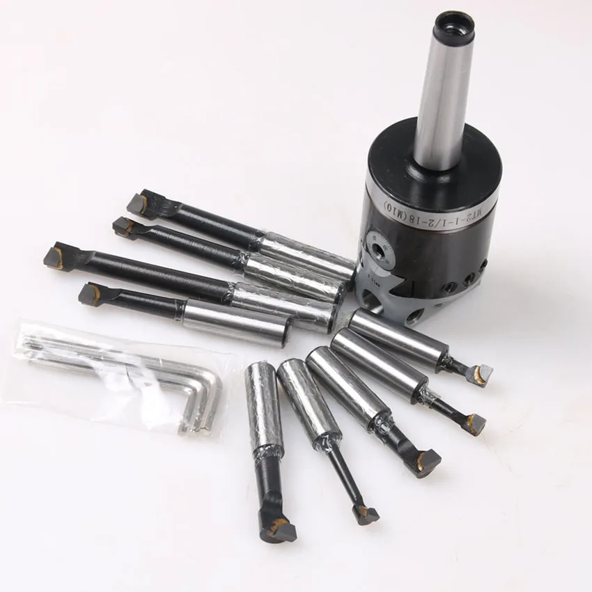 F1 2 inch 50mm F1 Type Boring Head 12mm Lathe Boring Bar Milling Holder For Milling Machine Tools Hex Wrenche tool