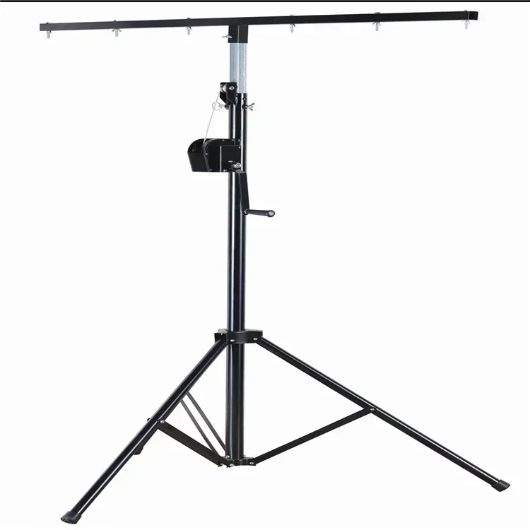 حامل ثلاثي القوائم لمكبر الصوت قابل للتمديد بأنبوب معدني 0.6 مم