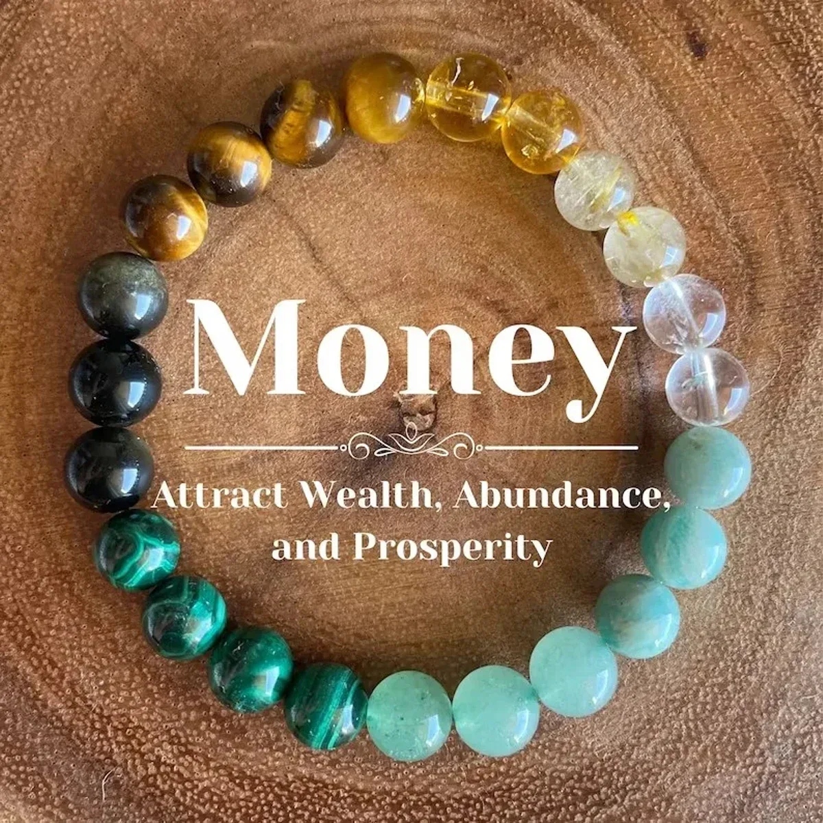 6 Styles Bracelet,Money ,Empath Protection ,Grounding & Protection Bracelet,Self-Love Bracelet