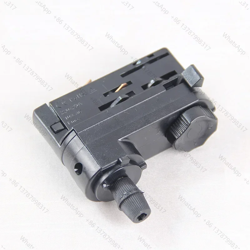 Four Wire Guide Rail Head Black White LED Track Lamp Guide Shell Track Light Fitting 10pcs