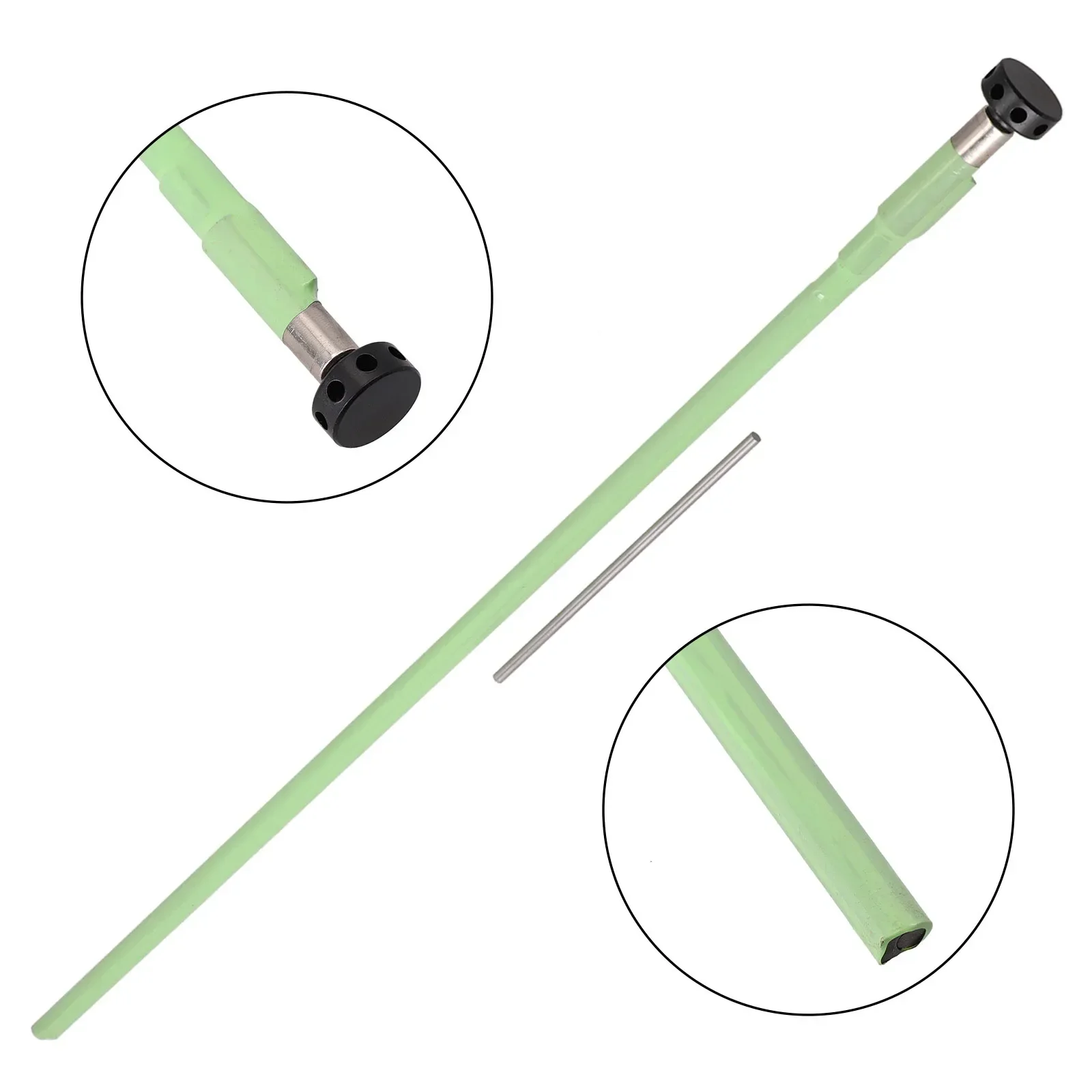 Two Way Guitar Truss Rod Dual Acting Green Guitar Metal Parts Truss Rod 1 Set 16.5in 420mm 8 Hole 100% Brand New