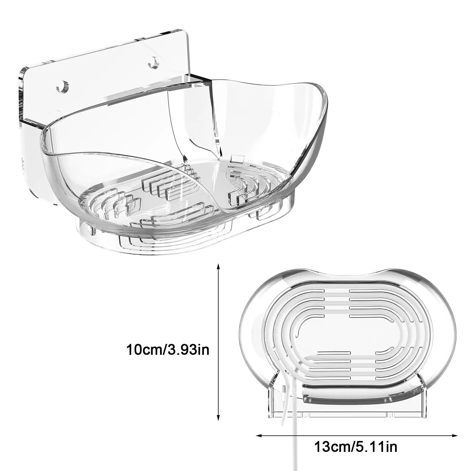 ل GoogleNest الصوت جدار جبل حامل واضح سطح المكتب قوس للمنزل الذكي المتكلم عش الصوت توفير المساحة جدار جبل حامل