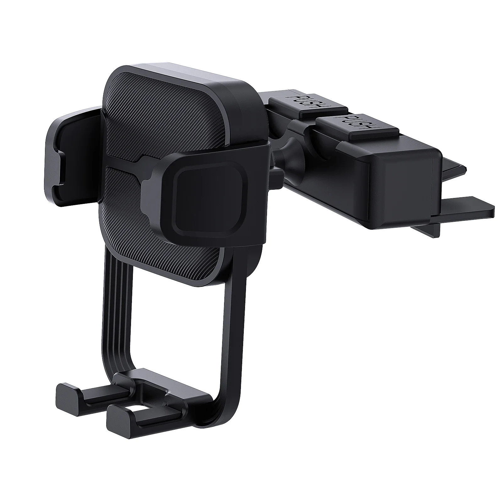 360 Degree Rotation Universal Car CD Slot Phone Stand One-Touch Release Car Phone Holder for IPhone 12-16 Pro Max Samsung Xiaomi
