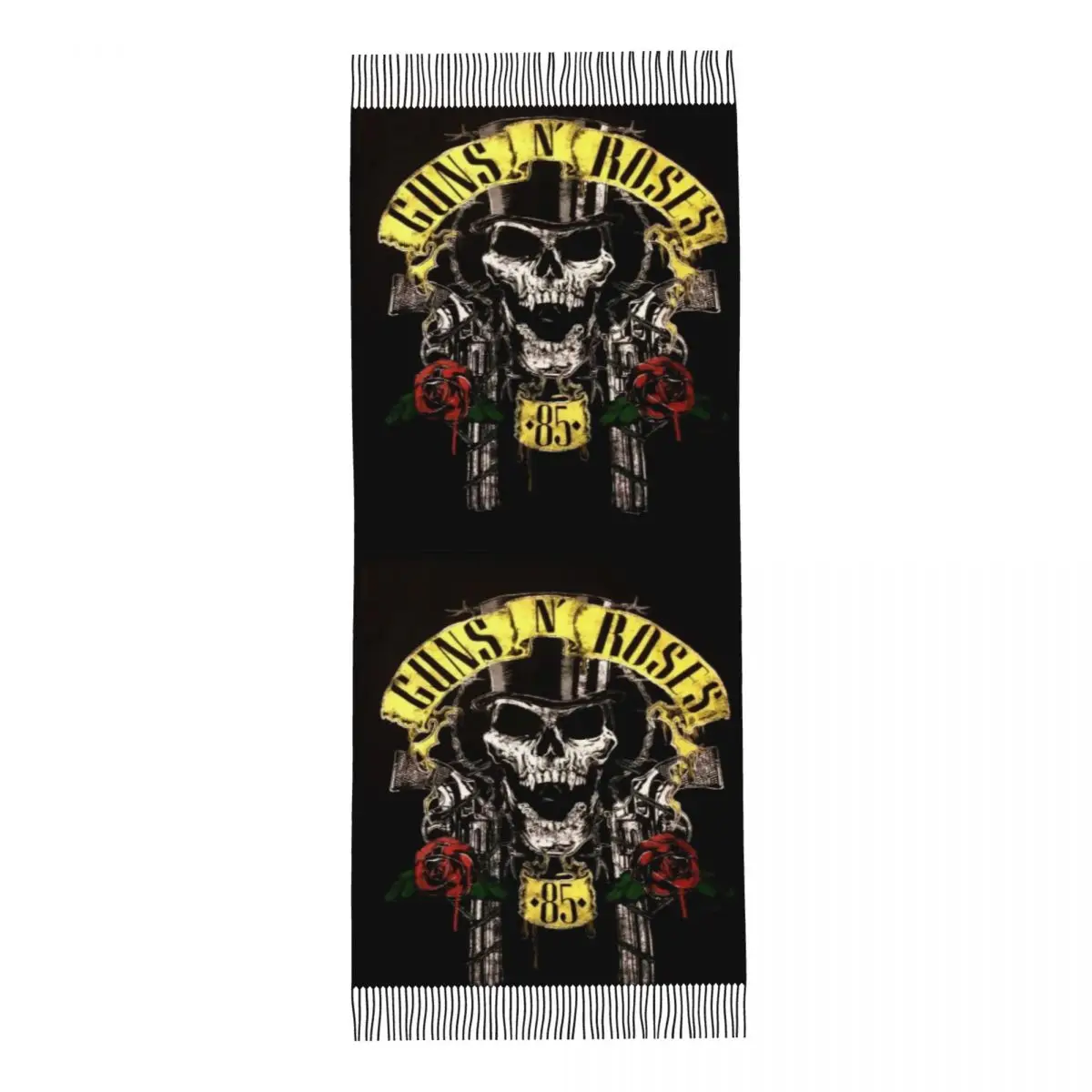 Custom Printed Guns N Roses 85 Scarf Men Women Winter Warm Scarves Heavy Metal Shawls Wraps