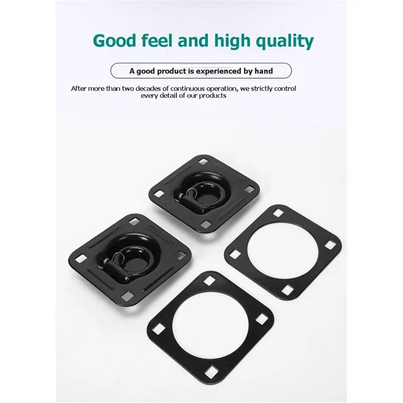 Cargo Box For Trailer Pull Ring Securing Recessed D-Ring Tie Down Anchors(6, 000 Lb. Capacity) For Deliveries Cargo Box