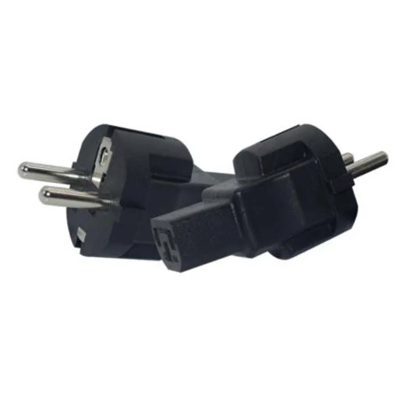 1PCS Black EU 4.0/4.8mm Australia Britain USA Canada Mexico 5-15P 6-15P to C13 C15 male to female power plug socket converter