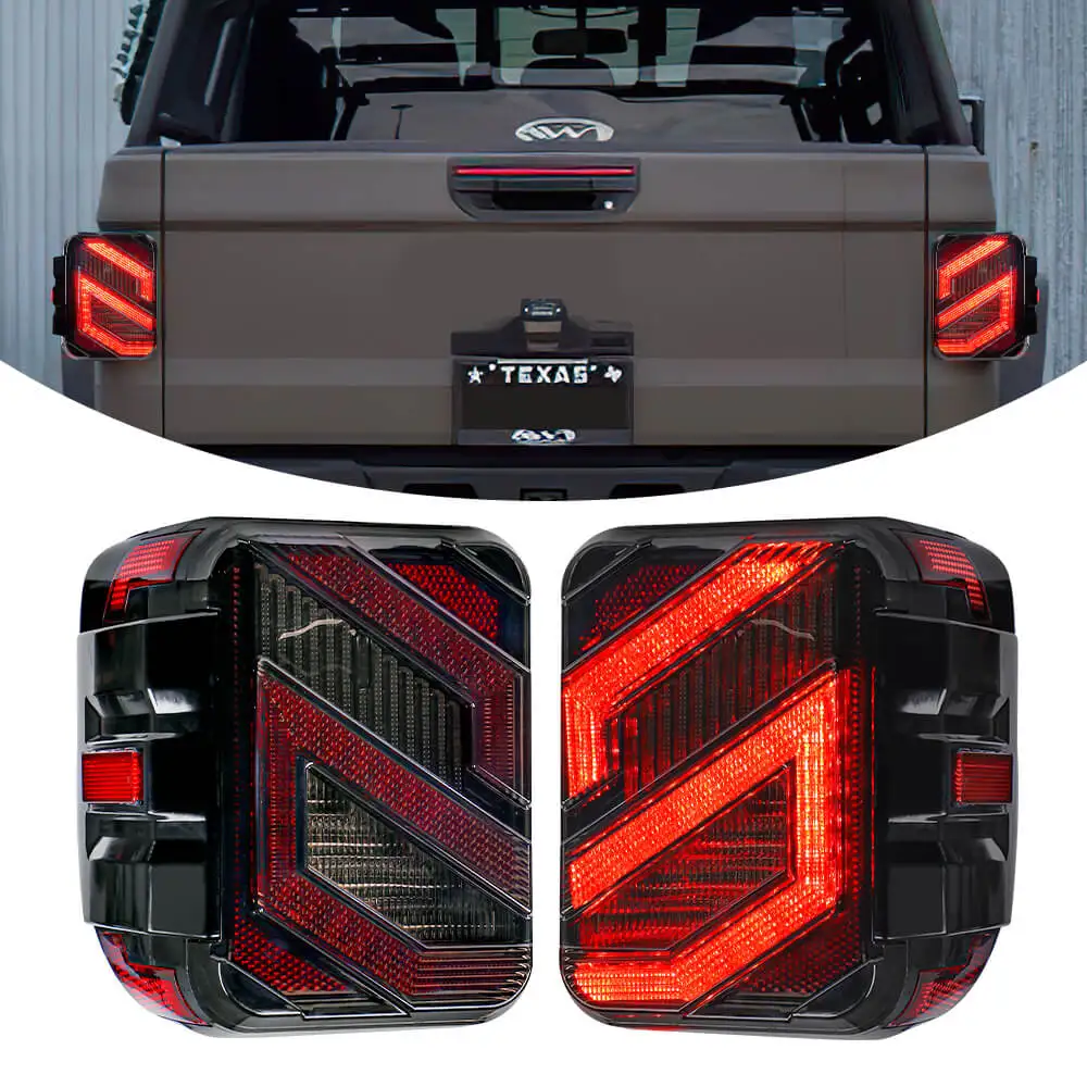 

Car LED Tail Lamp DRL Brake Reverse Turn Signal Rear Taillight For Jeep Gladiator JT 2020+ JT1011 LantSun