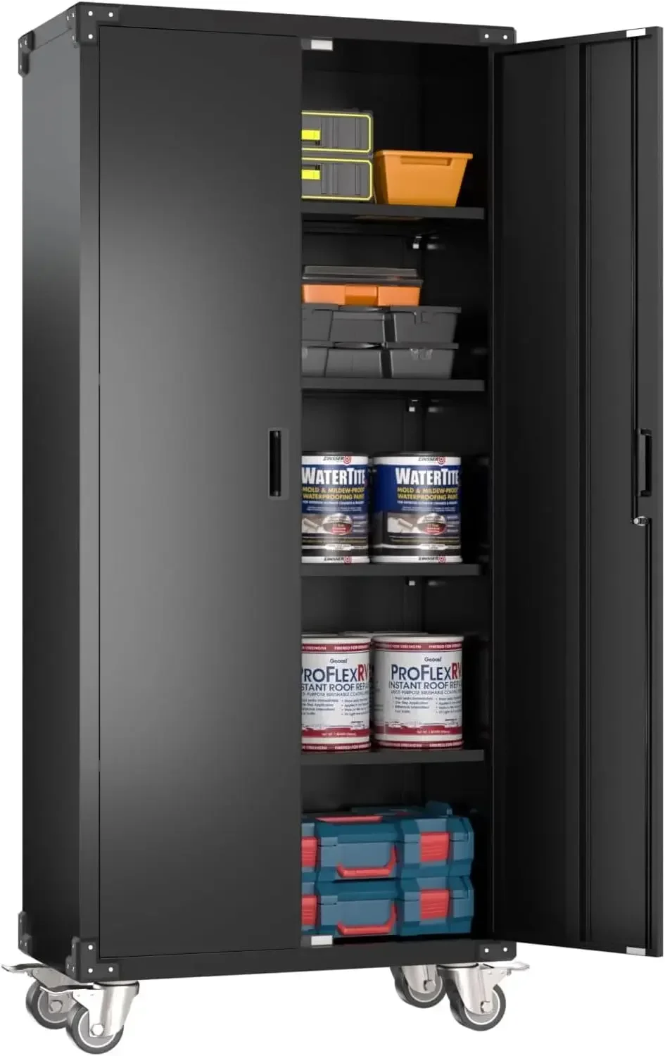 Garage Storage Cabinet with Wheels,72