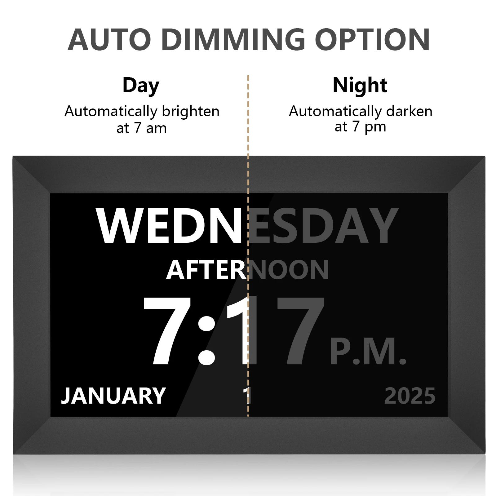 21 Alarms Digital LED Calendar Clock with Multi-Languages to display. Medicine Time Reminder for Elder.Home Desk Wall Decoration