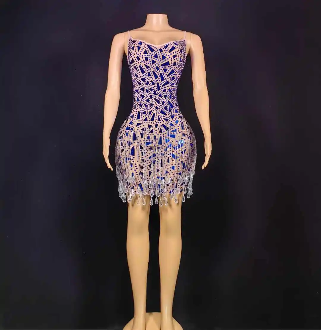 

Women Glitter Sequin Rhinestone Goddess Senior Photoshoot Props Dress Homecoming Celebrate Las Vegas Show Drag Queen Costume