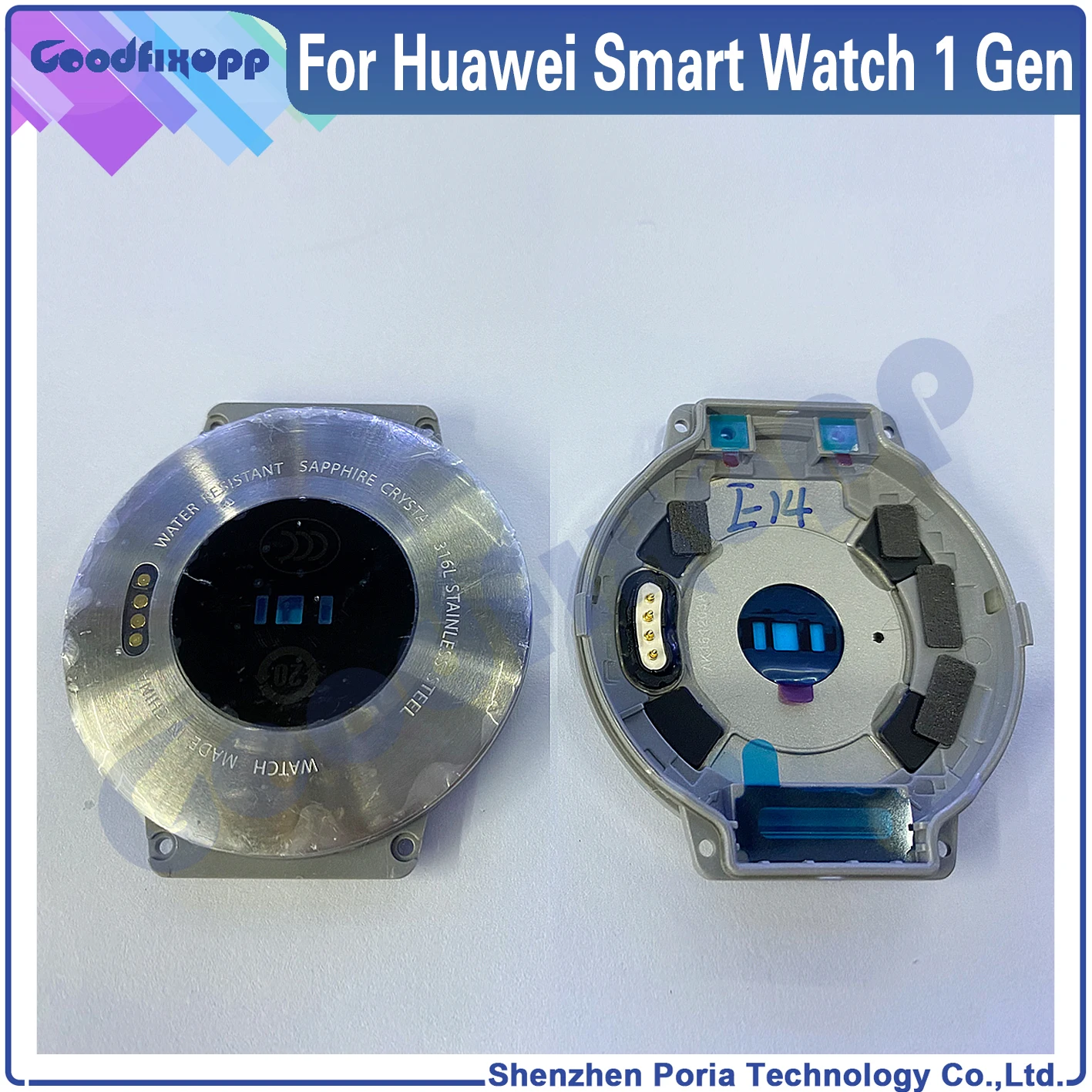 For Huawei Smart Watch 1 Gen 1st Housing Shell Battery Cover Back Case For Huawei Watch1 Rear Cover Replacement